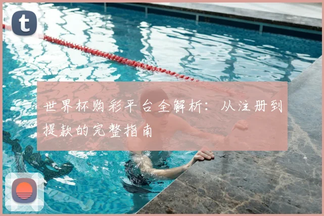 世界杯购彩平台全解析：从注册到提款的完整指南